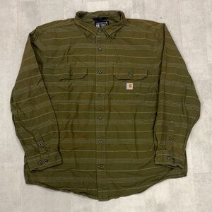 Carhartt Button Down Green Shirt
